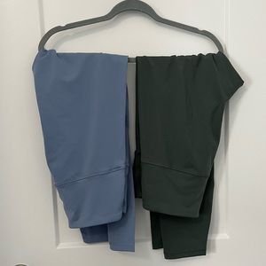 2 New Pair Old Navy High-Waisted PowerPress 7/8 Length Leggings for Women